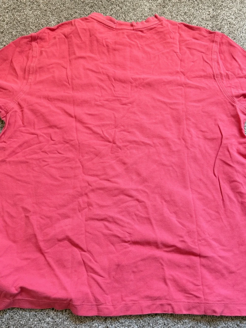 Polo by Ralph Lauren Men’s Coral Short-Sleeve Henley Shirt